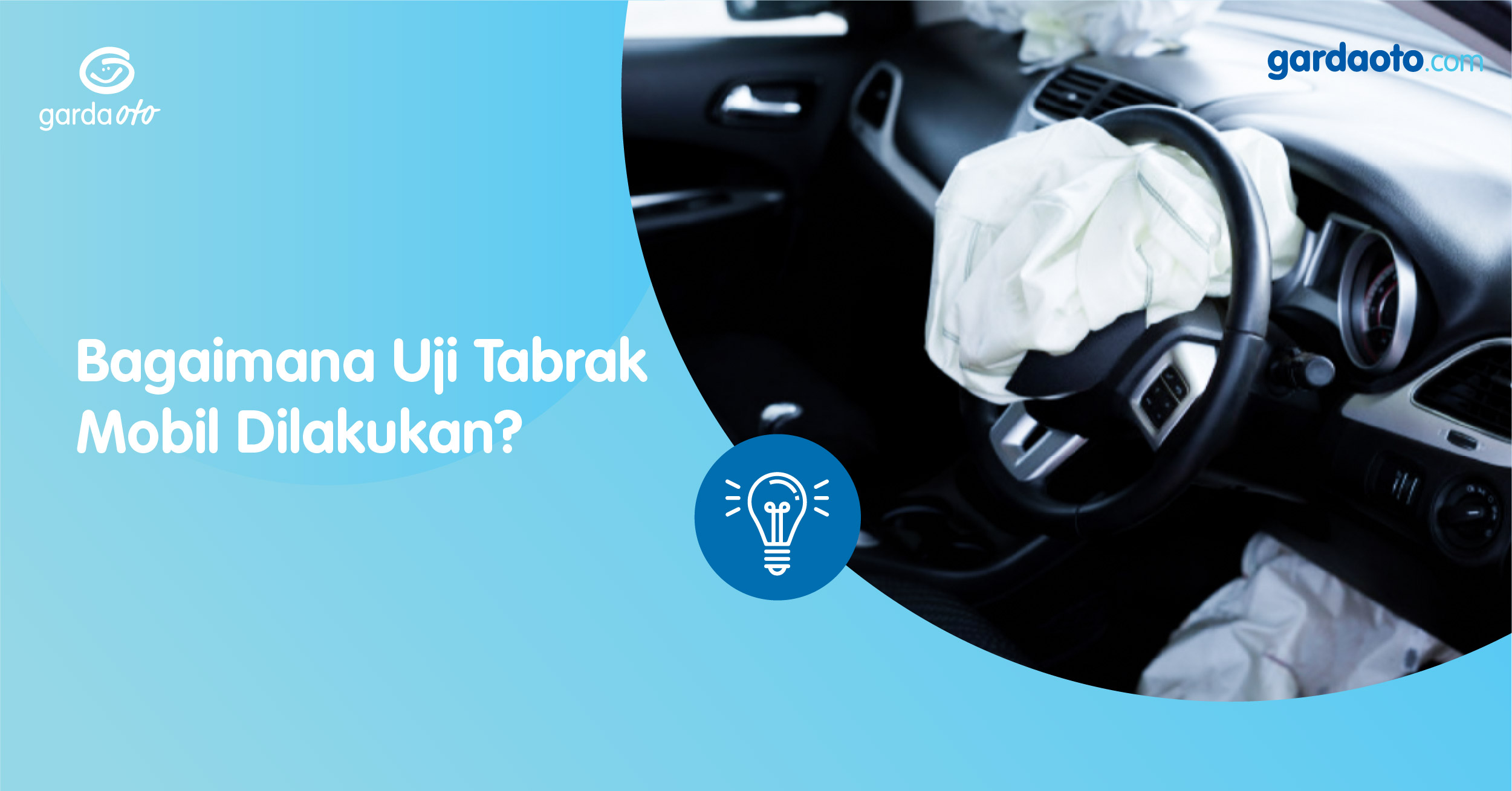 Bagaimana uji tabrak mobil dilakukan