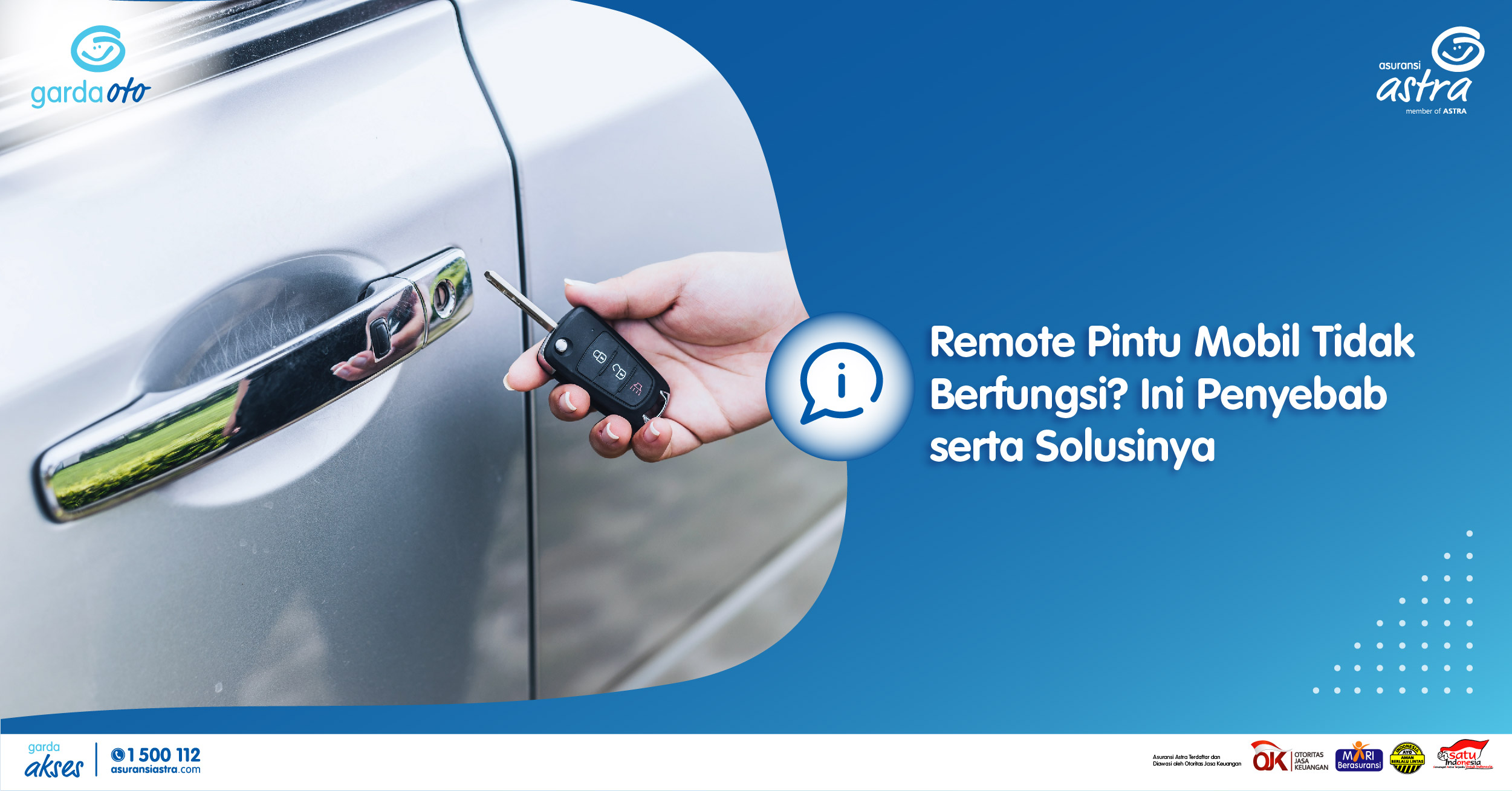 Remote Pintu Mobil Tidak Berfungsi? Ini Penyebab serta Solusinya