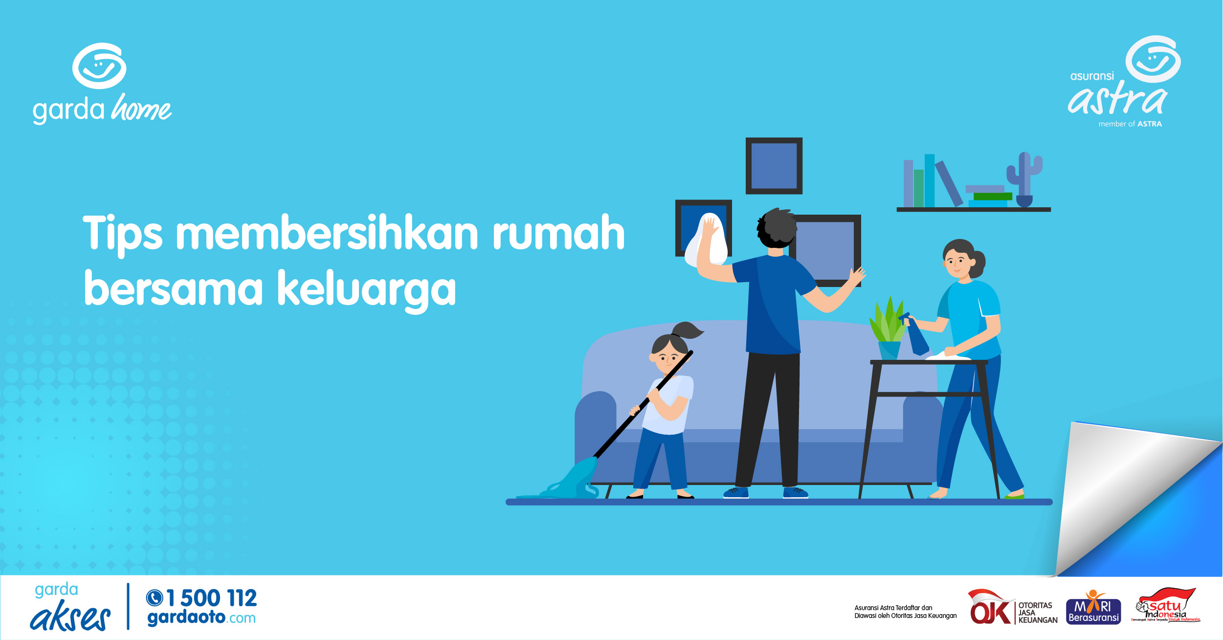 Tips Membersihkan Rumah Bersama Keluarga