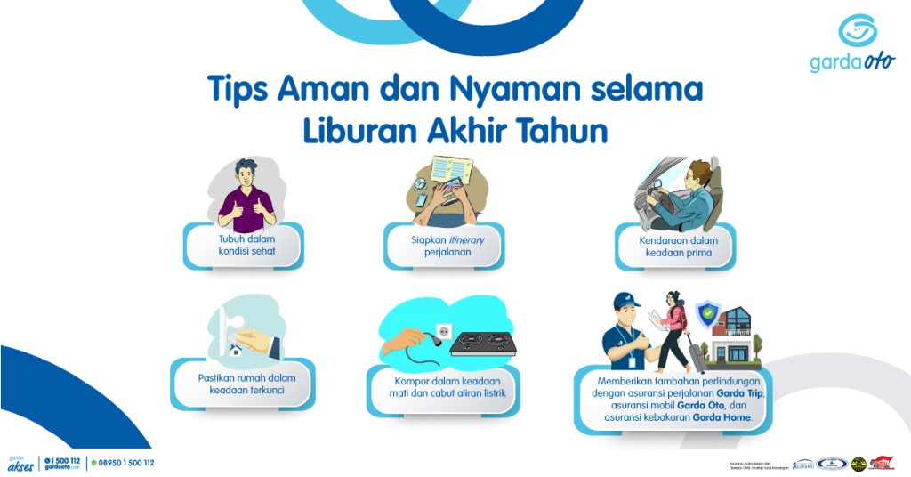 Tips aman dan nyaman selama liburan akhir tahun