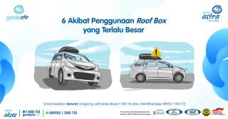 6 akibat penggunaan roofbox yang terlalu besar